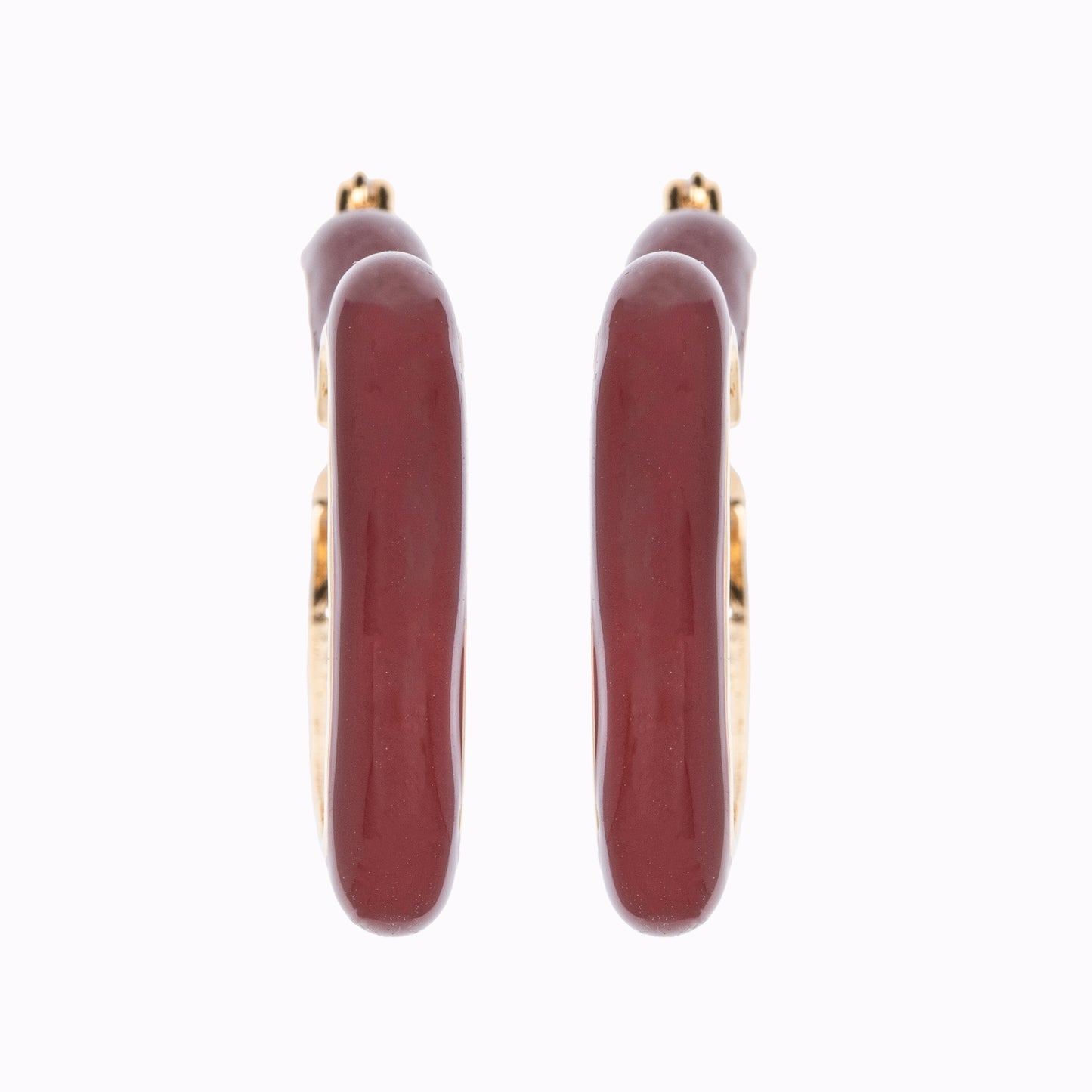Vine Heart Shaped Hoops