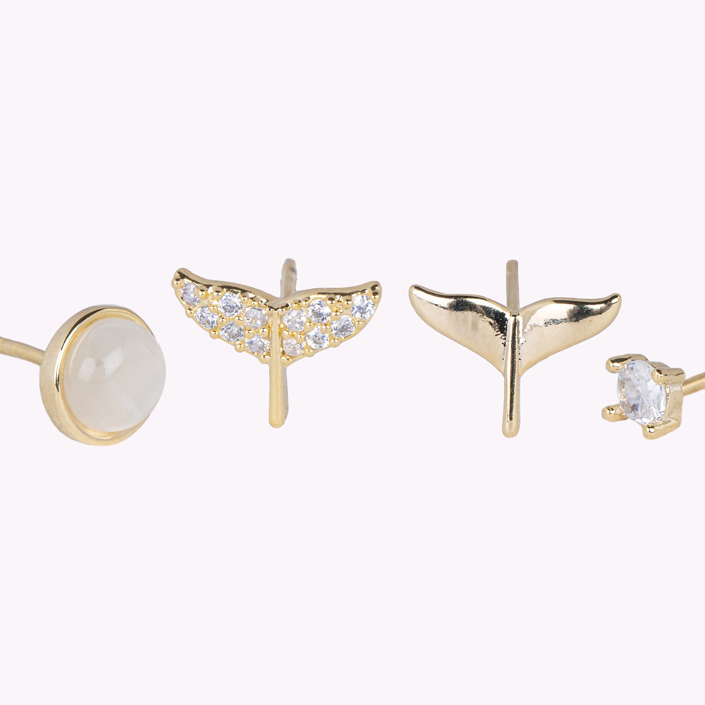Set of 3 Pair Opal and Stone Earrings