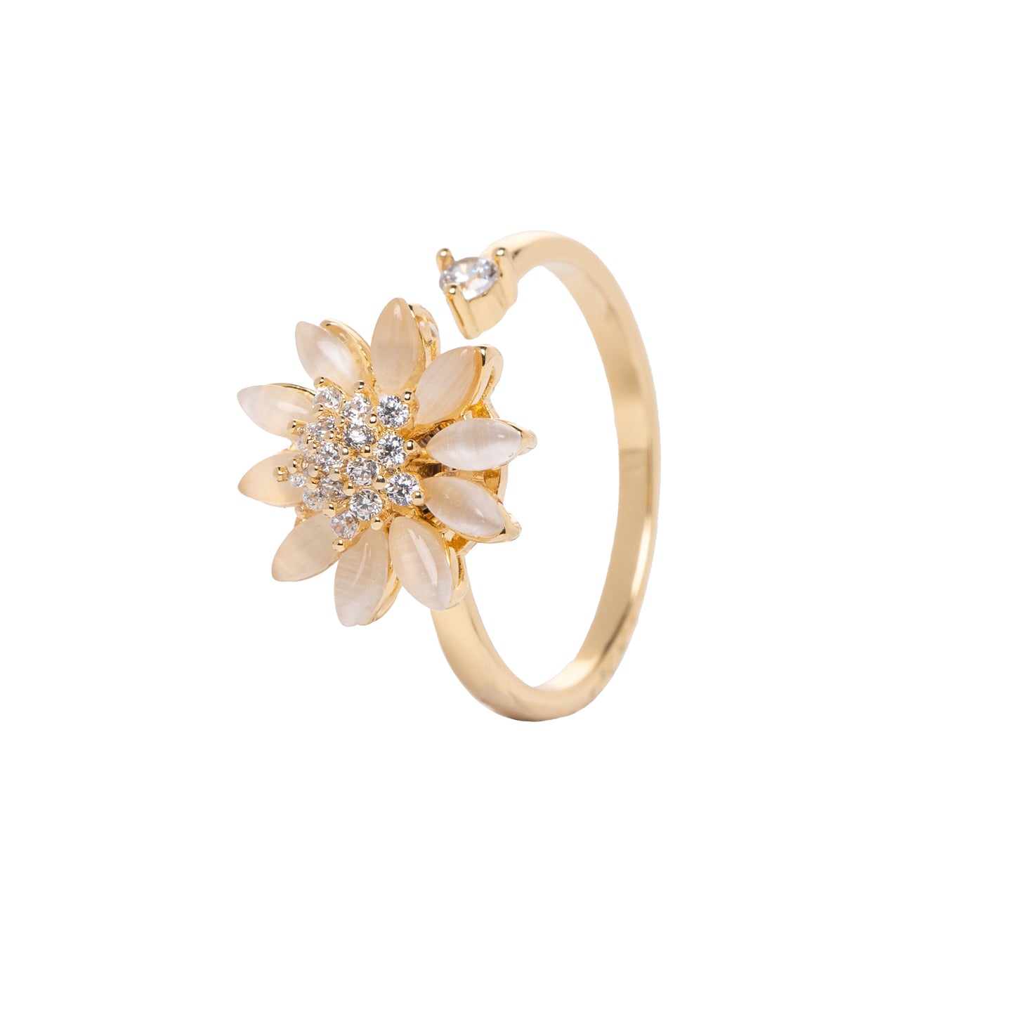 Daisy & Stone Ring