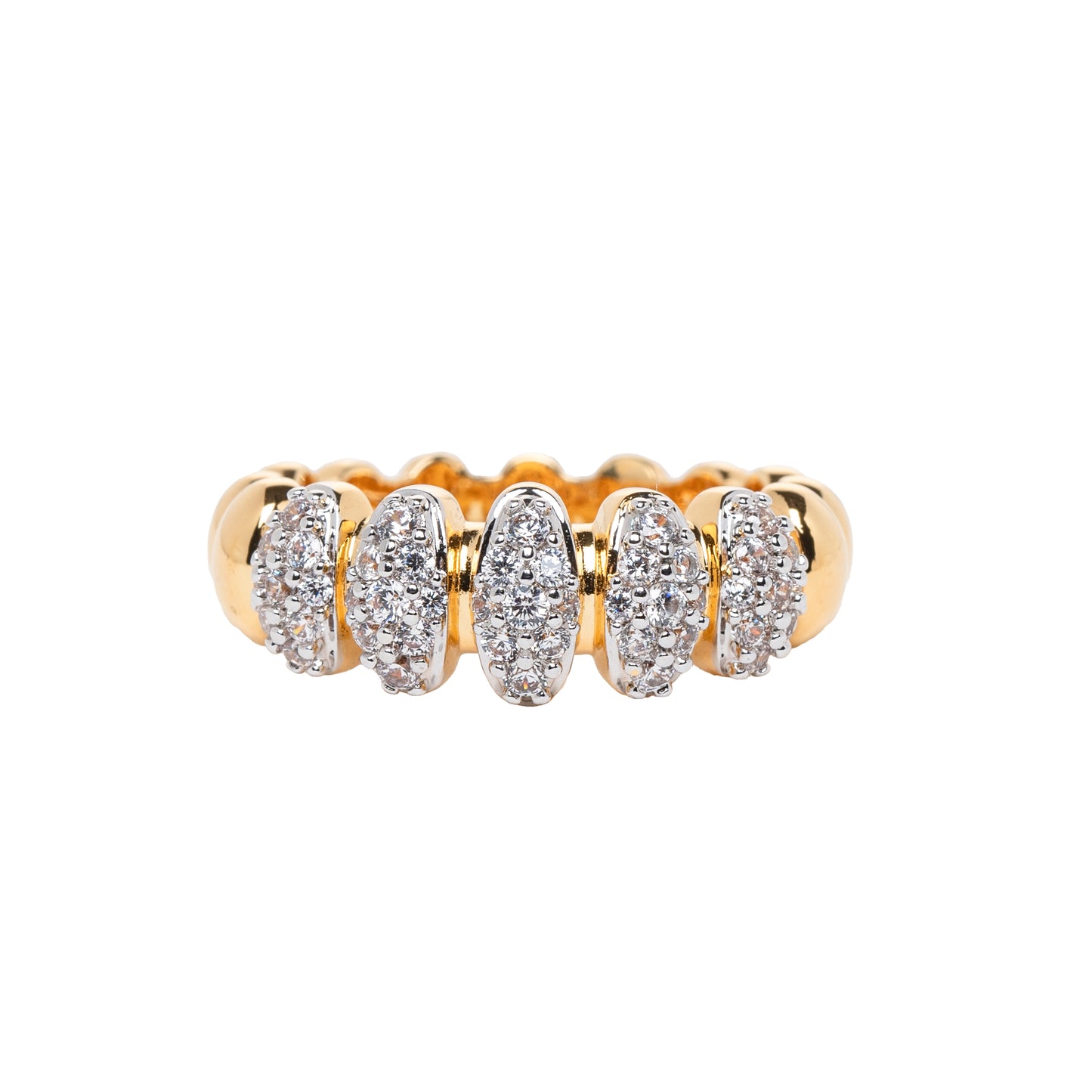 Oval Rhinestone Ring