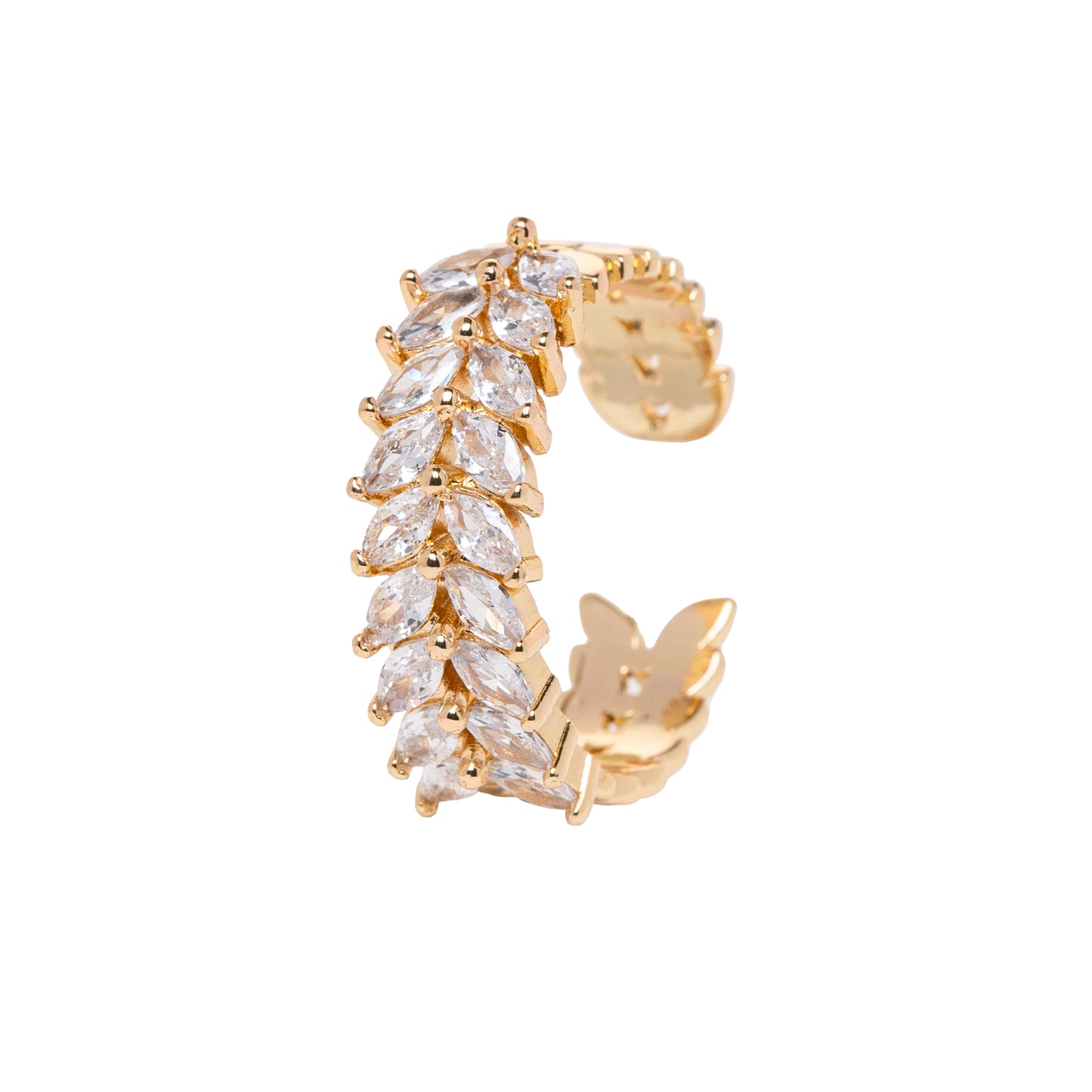 Leaf & Stone Ring