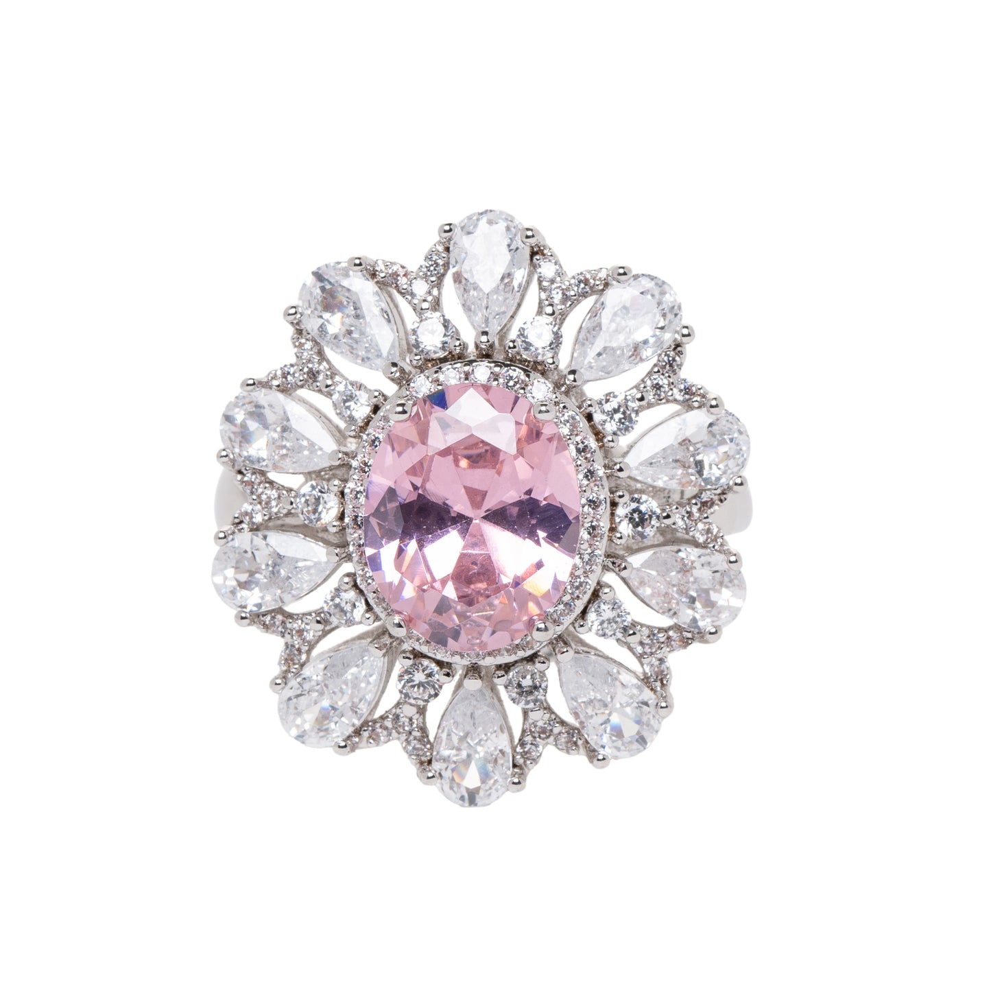 Pink Flower Ring
