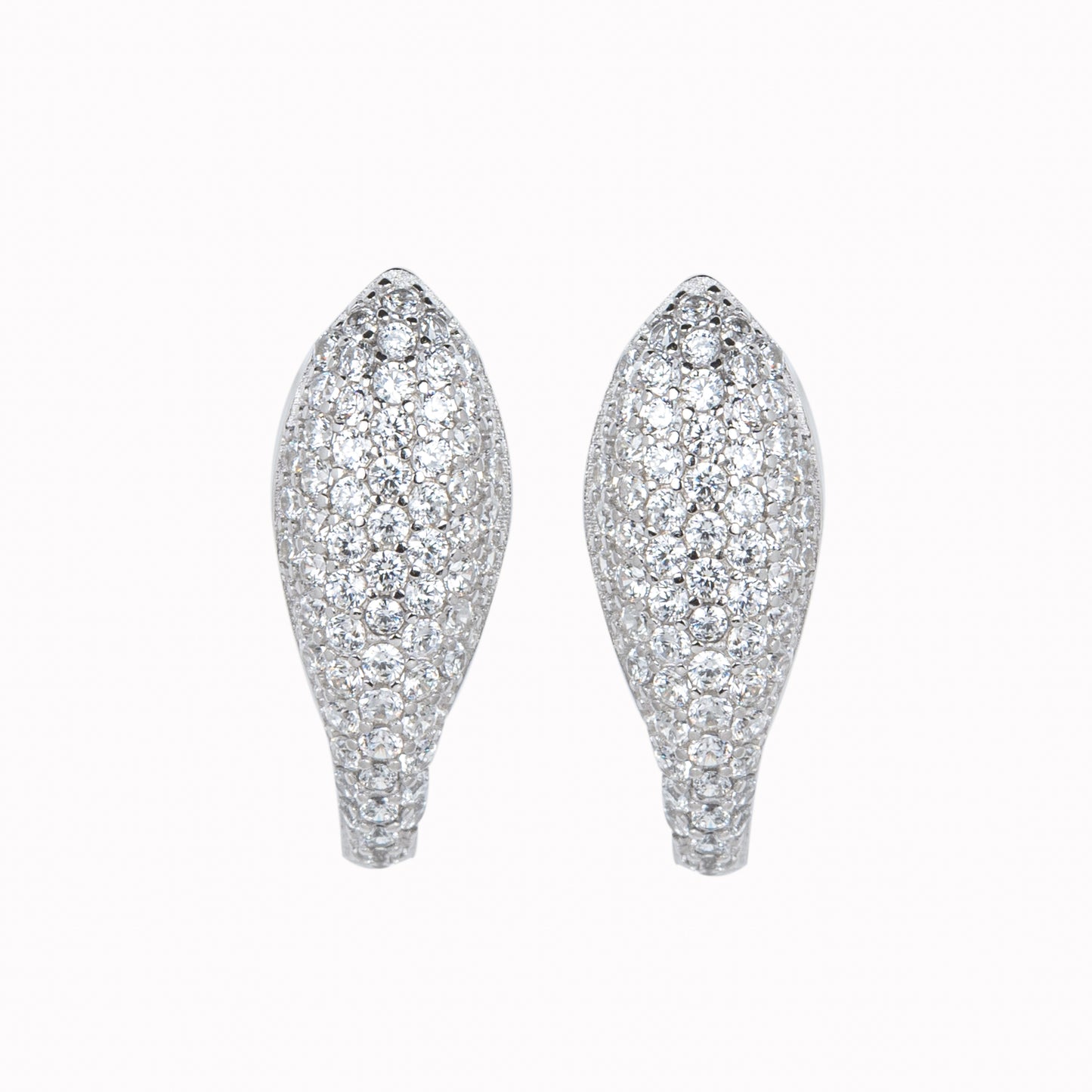 Tear Drop Shaped Stone Earrings