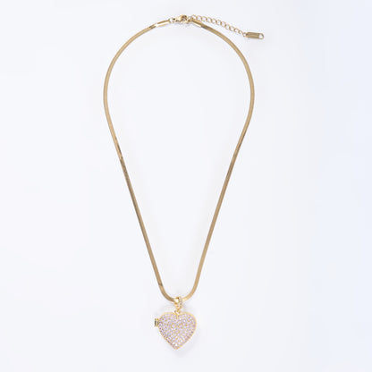 Heart Locket with Chain