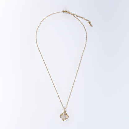 Clover Pendant with Chain