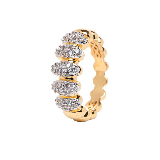 Oval Rhinestone Ring
