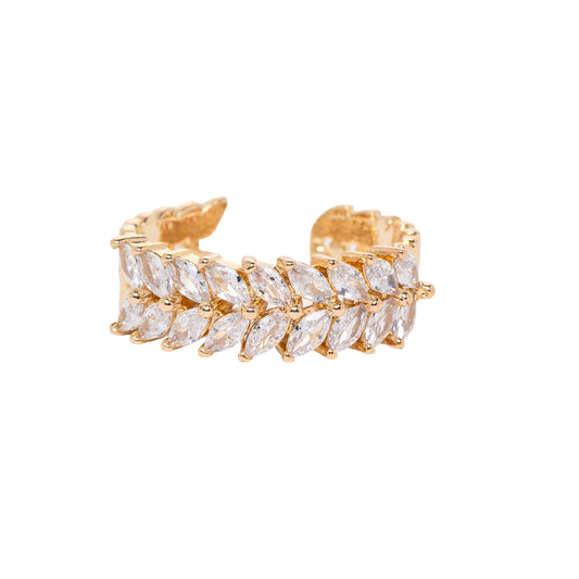 Leaf & Stone Ring