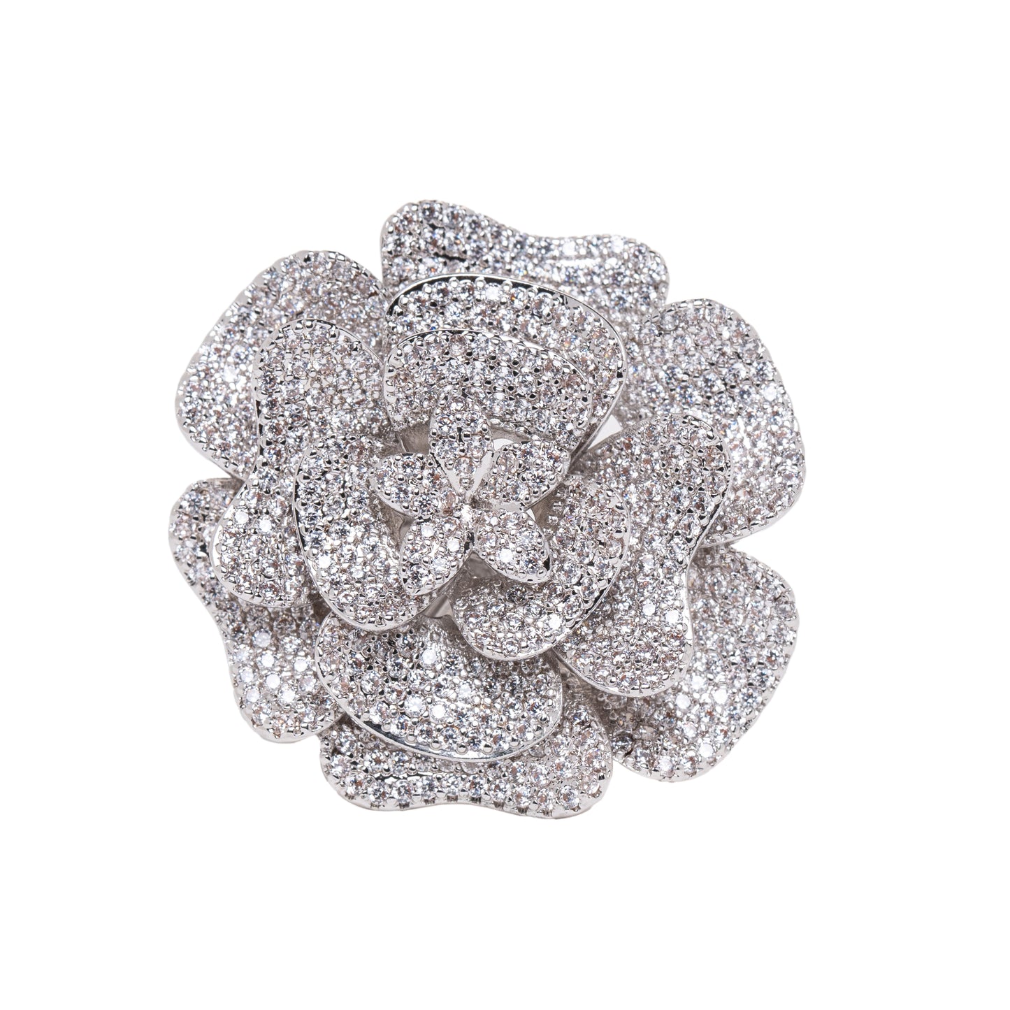 Multilayered Lotus Ring