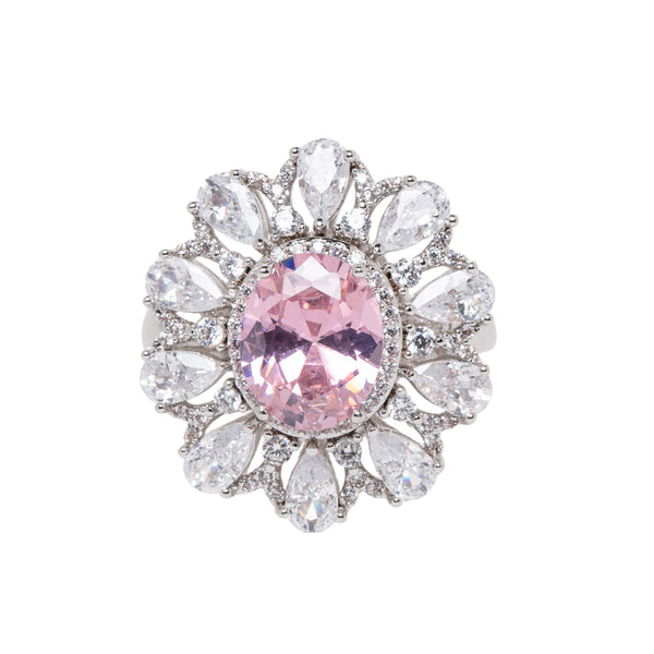 Pink Flower Ring
