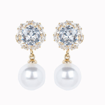 White Pearl Drop with Marquise
