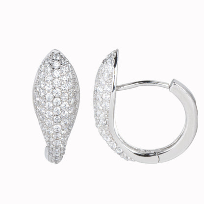Tear Drop Shaped Stone Earrings