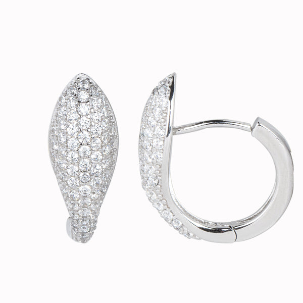 Tear Drop Shaped Stone Earrings